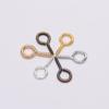 100-200pcs/lot Small Tiny Eye Pins Eyepins Hooks Eyelets Screw Threaded Clasps Hooks Supplies For Jewelry Findings Wholesale