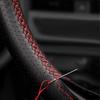 B+Red For Honda CR-V CRV 2012 2013 2014 2015 2016 Steering Wheel Leather Cover