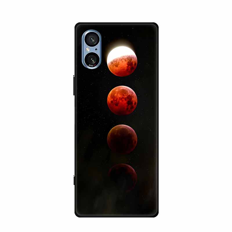 For Sony Xperia 5 V Case XQ-DE54 Lovely Soft TPU Silicone Painted Cat Phone Cover For SONY Xperia 5 V 5G 5V 2023 Shell Bumper