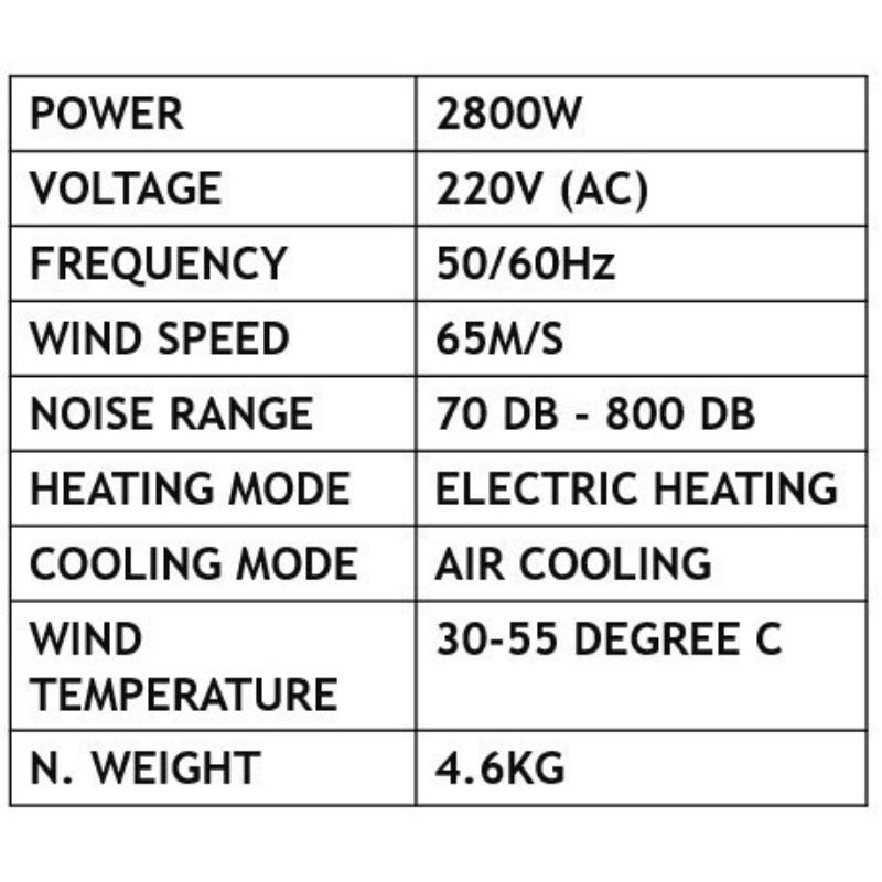 2800 Вт Фен для шерсти домашних животных Собака Кошка Фен для груминга Быстрая сушка Феном Сушилка для домашних животных