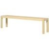 Bench, seating for 3 people, up to 330 kg, pine wood, 175x33x45 cm