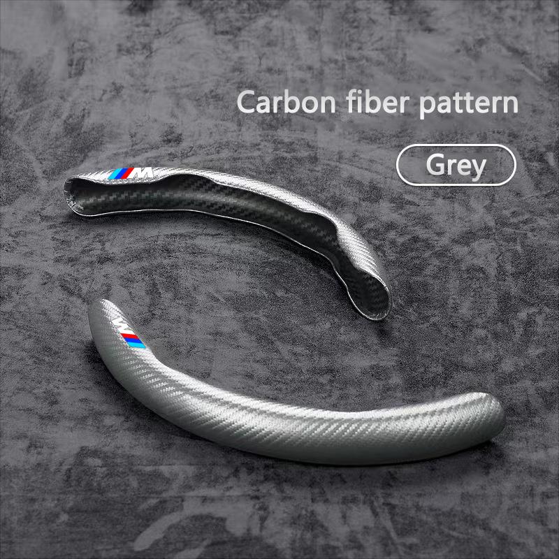 Carbon Fiber Car Steering Wheel Cover Non-slip Cover Auto Steering Wheel Handle Booster Protective Cover For BMW M F20 E83 E90