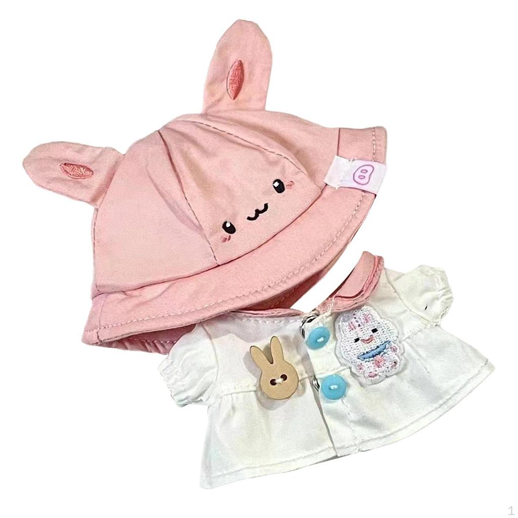 Adorable Doll Dress Set with Matching Hat for Creative Play