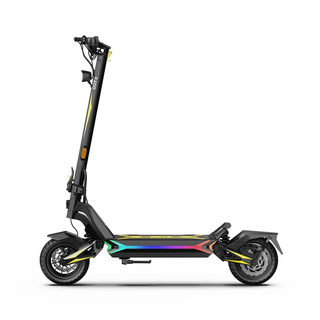 OOTD SR1 Electric Scooter, 1400W Peak Power, 70km Max Range, 48V 20Ah Battery, 10-Inch Tires, Dual Suspension, Front & Rear Disc Brakes, 4 Speed Modes