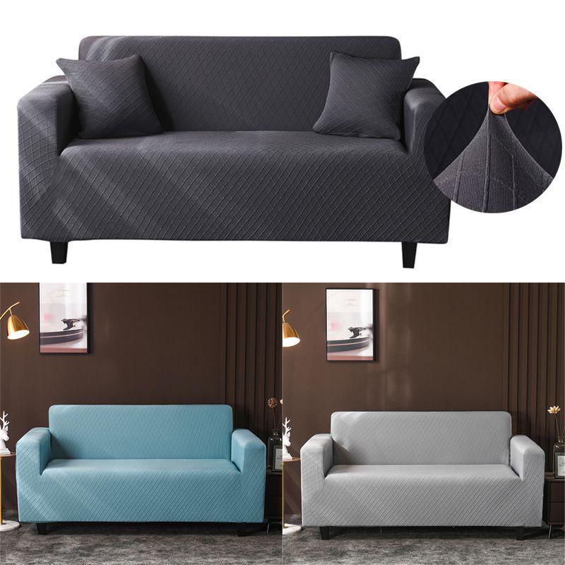 Luxurious Elastic Jacquard Sofa Slipcover For 1-4 Seater Couch Protection