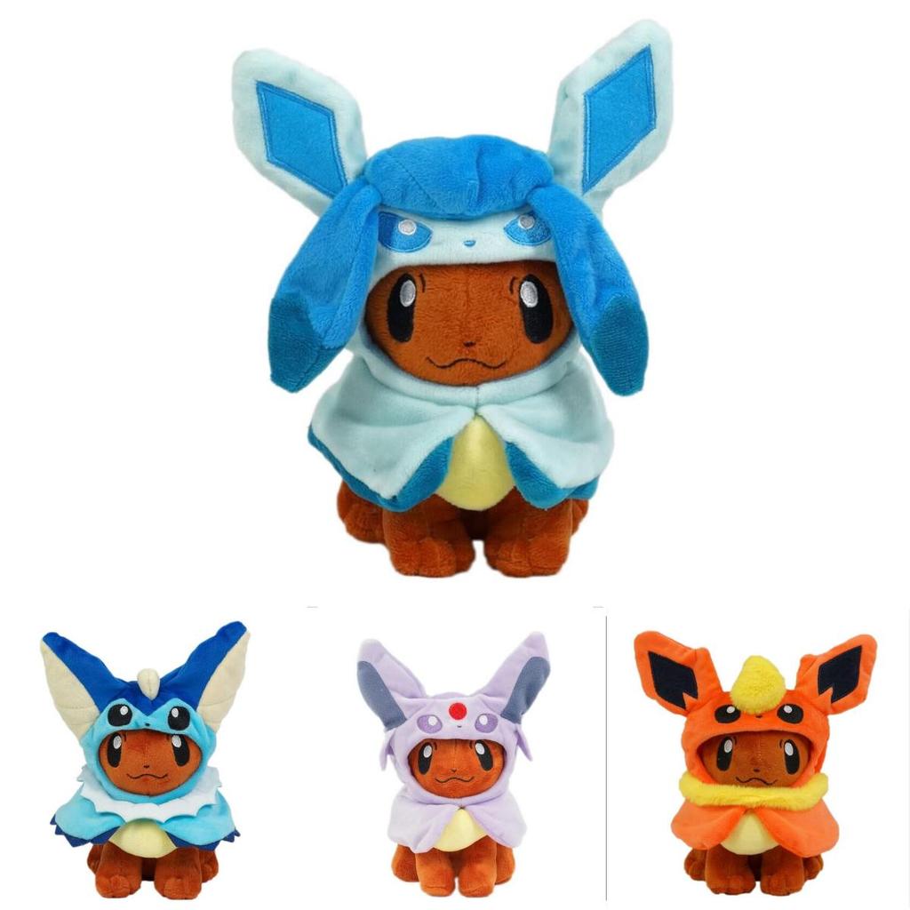 Очаровательная плюшевая кукла Eevee Sylveon Flareon Nymphia из Pokemon Center, мягкая фигурка-игрушка