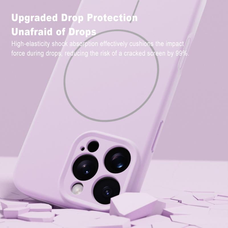 Матовый силиконовый чехол Liduid с магнитным покрытием для iPhone 15 14 16 Plus 11 12 13 16 Pro Max Magsafe Charge Protector Soft Cover
