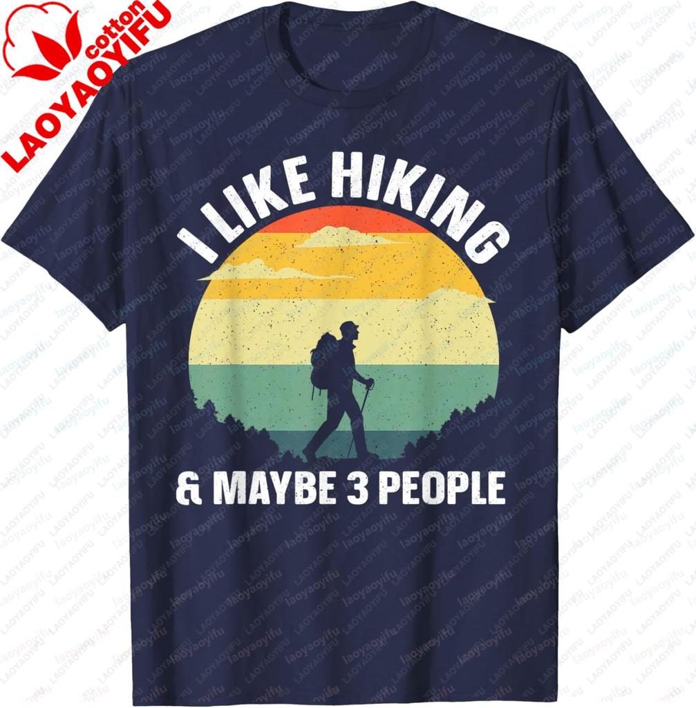 Best Hiking Graphic for Unisex Women Outdoorsy Hiker Hiking TShirt Cotton Vintage Clothes Tops Short Sleeve Camisas Streetwear