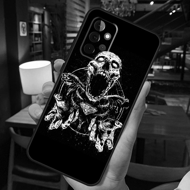 Готическая Мода Череп Чехол Для Samsung A53 A33 A23 A13 A32 A22 A42 A52 A12 A51 A71 A52S A14 A34 A54 Чехол