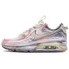 Air Max 90 Тканевые Нескользящие Износостойкие Низкие Повседневные Кроссовки Женские Бежевые Серые Розовые DC9450-001(Команда80-)
