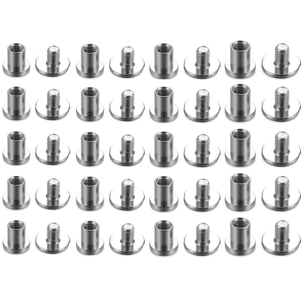 10 комплектов DIY Поделки украшение гвоздь Кожаное ремесло Скрапбукинг Гвоздь Заклепки Тканевая пуговица Латунный винт