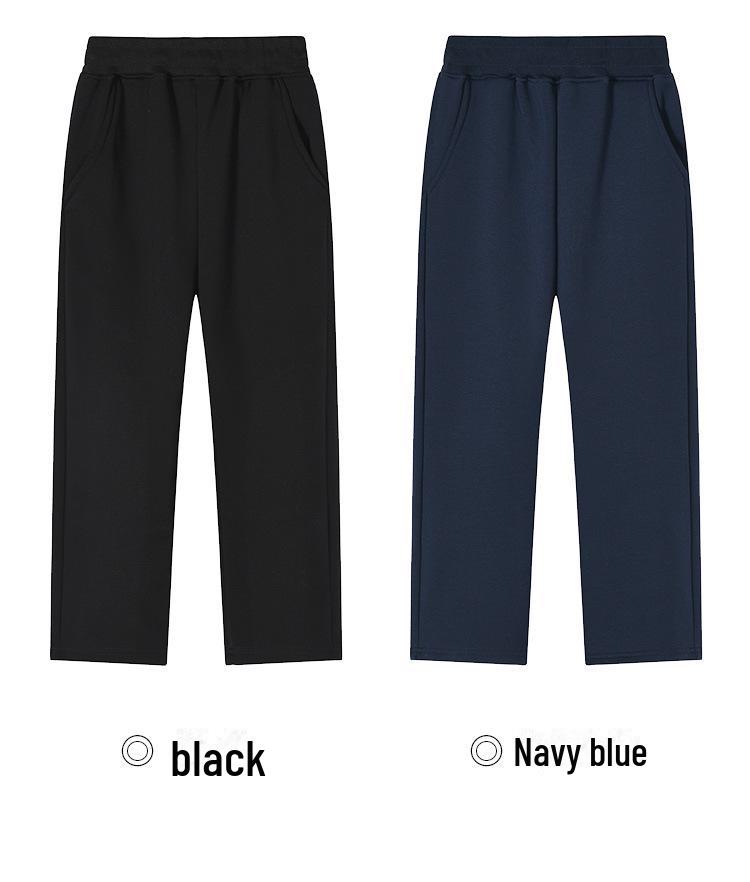 Спортивные брюки из плотного бархата для мальчиков на осень и зиму - Школьные брюки для учеников начальной школы