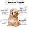 Professional Pet Grooming Scissors Set 6.5 Inch Stainless Steel Flat Tooth Fishbone Thin Out Fluffy Trim Dogs Cats