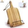 Cookbook Stand, Wooden Recipe Book Holder Cookbook Holder, Adjustable Display Stand Book Stand, Gift for Grandma, Mother, Women