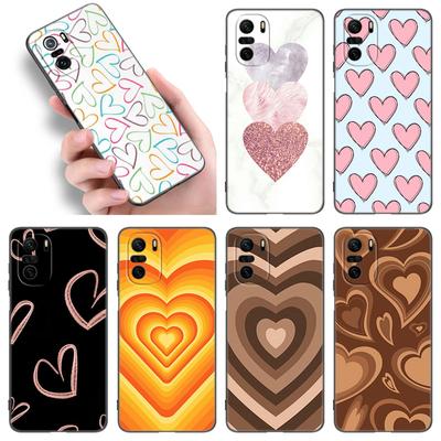 Чехол для телефона Heart Love Coffee для Xiaomi POCO F2 F3 M2 M3 M4 X3 X4 Pro NFC F4 GT 5G F1 X2 C3 C31 C40 M5S Мягкий ТПУ Черный чехол