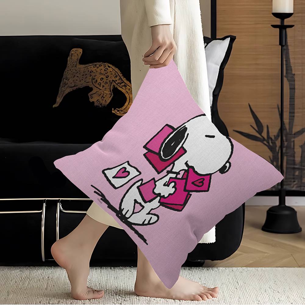 Cute Dog S-Snoopy Cushion Cover Decorative Pillow Sofa Home Decor Case Pillow Cases