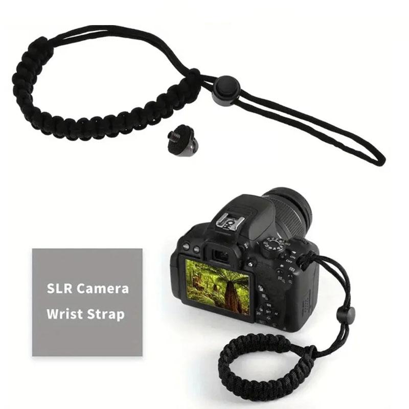 Hand Wrist Strap for DJI Pocket 3 GoPro Insta360 X5 X4 DSLR Camera Accessory - Anti-lost Rope Strap Lanyard W' 1/4' Screw Mount