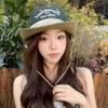 Красочные вышитые шляпы рыбака, защита от солнца весной и летом, защита от солнца на открытом воздухе, шляпа для альпинизма, шляпа для ковбоя в стиле вестерн