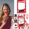 Valentines Day Photo Booth Props Valentines Day Decorations Valentines Photography Props Wedding Photo Props Photo Frame