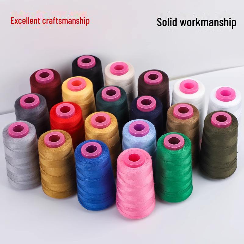 203-цветная полиэстеровая нить для шитья: Джинсы, шапки, шерсть, хлопок - подходят для машинного и ручного шитья