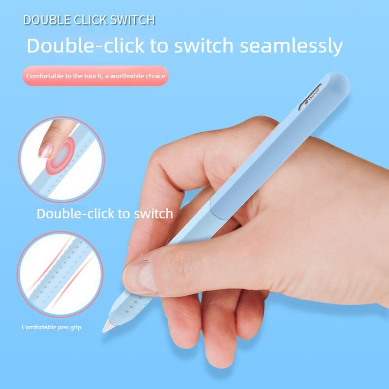Совместимый с Apple Pencil 2 Pro Защитный чехол, Силиконовый градиент