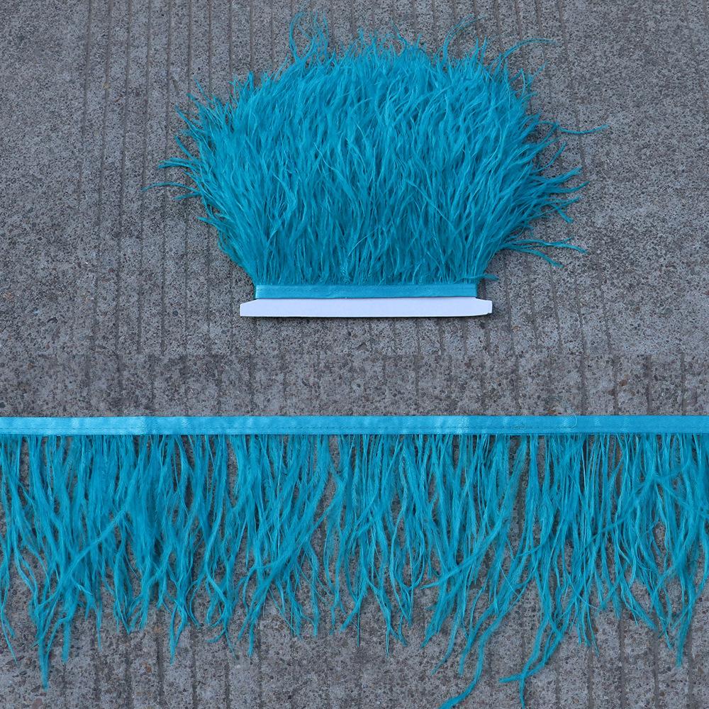 Thickened Encryption Ostrich Hair Cloth Edge 10-15Cm Feather Clothing Skirt Accessories