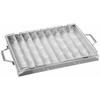 Kanda Stainless Steel Grill Pan, Made In Japan, Tsubame-Sanjo, Two-Handed Frying Pan, Perfect for Grilling Fish and Eel, Silver, 109058