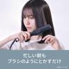 Panasonic Brush Iron Ionity Negative Slim International Voltage Black Straightener, Ion, Brush, Compatible, EH-HS21-K