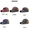 New Pure Cotton Old Washed 3ET Embroidered Baseball Cap Outdoor Korean Version Sun Hat Summer Men's Cap