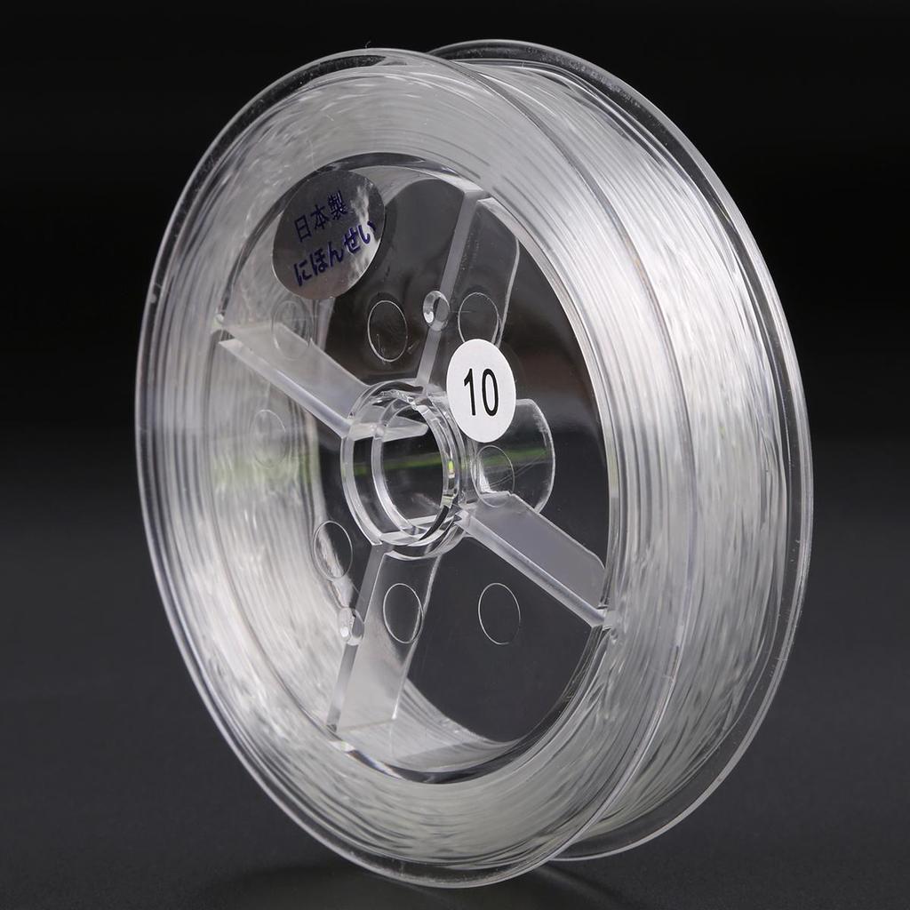 Эластичная леска Прозрачная хрустальная бисерная нить для изготовления браслетов и ожерелий своими руками