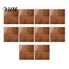 Durable Waterproof Adhesive Sheets Square Checkered Wall Tiles Stickers, Self Retro PET Panels, Oil Proof Heat Resistant Stove Decals Easy Peel
