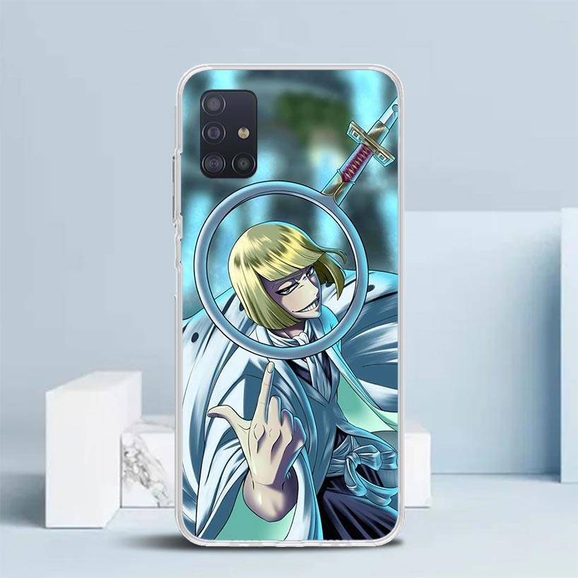 Bleach Синдзи Хирако Мягкий чехол для Samsung Galaxy A12 A22 A32 A52 A72 A02S Чехол для телефона Note 20 Ultra 10 S10 Plus A51 A71 A50S A2