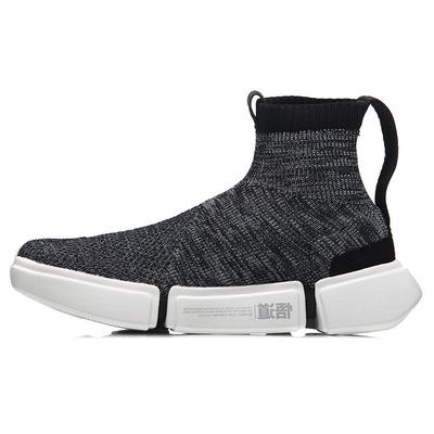 Li Ning Неделя моды в Нью-Йорке Wudao 2.0 Носки Легкая спортивная обувь Женские кроссовки Серый AGWN018-3