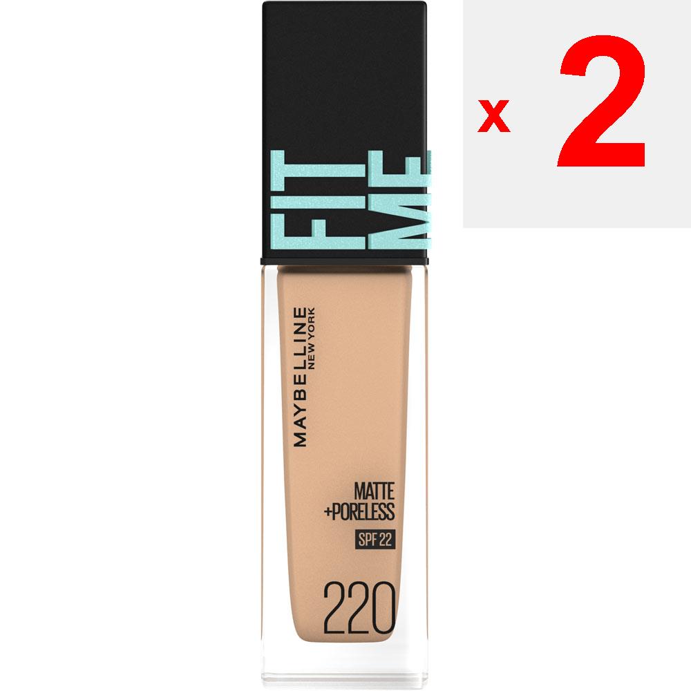 Maybelline Fit Me Liquid Foundation R 220 Skin Makeup After Conditioning the Skin with Lotion and Primer, Take an Appropriate Amount of Foundation On