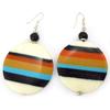 [R5281] - Multicolored 'Métis' Earrings - 50x42 Mm