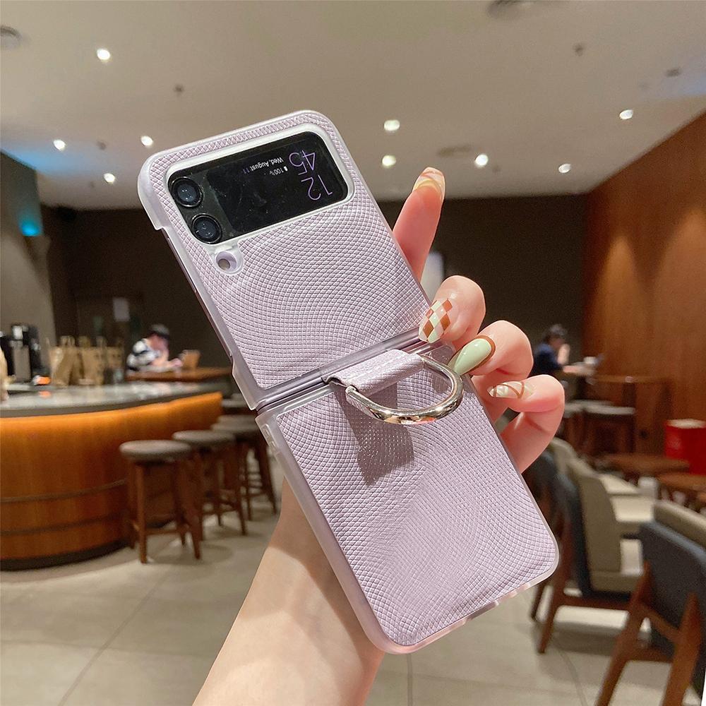 Чехол Samsun Zflip4 с кожаной текстурой, силиконовый чехол для Samsung Galaxy Z Flip 4 Zflip 4 Filp4 5g, защитный чехол для телефона 6,7 дюйма, 2022