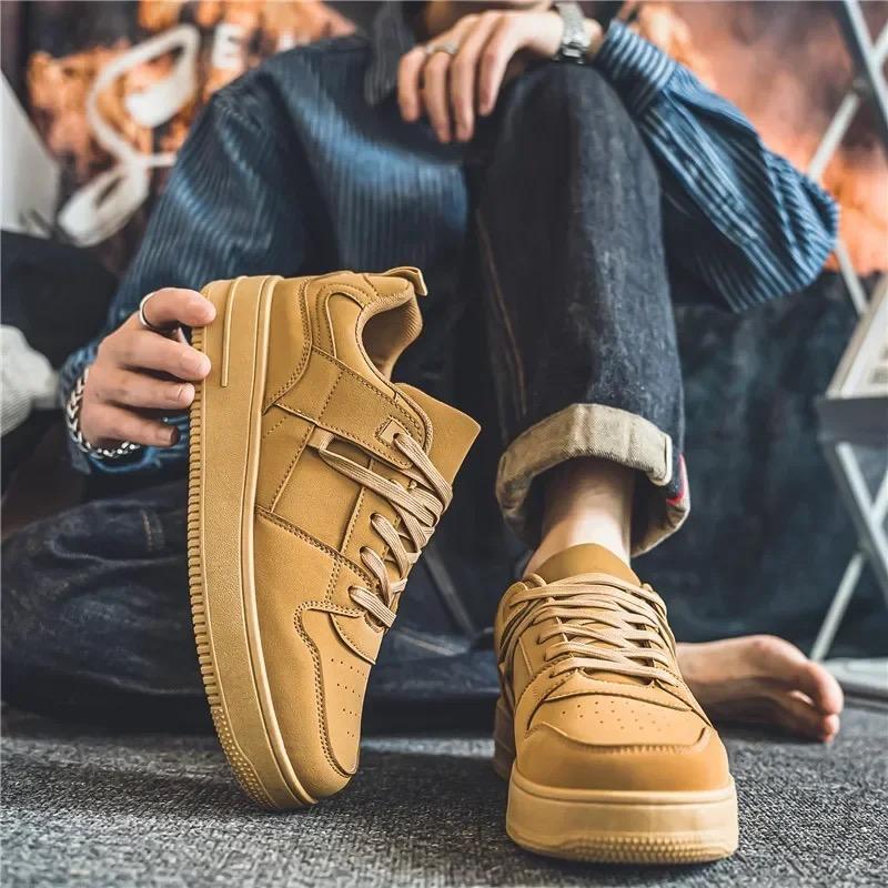 Fashion Luxury Men's Sneakers Trend Versatile Casual Shoes Outdoor Platform Runnning Shoes for Men Lace Up Tenis Shoes Zapatillas Hombre