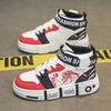 Cartoon animation couple animation joint hightop shoes casual white shoes couple student sports board shoes