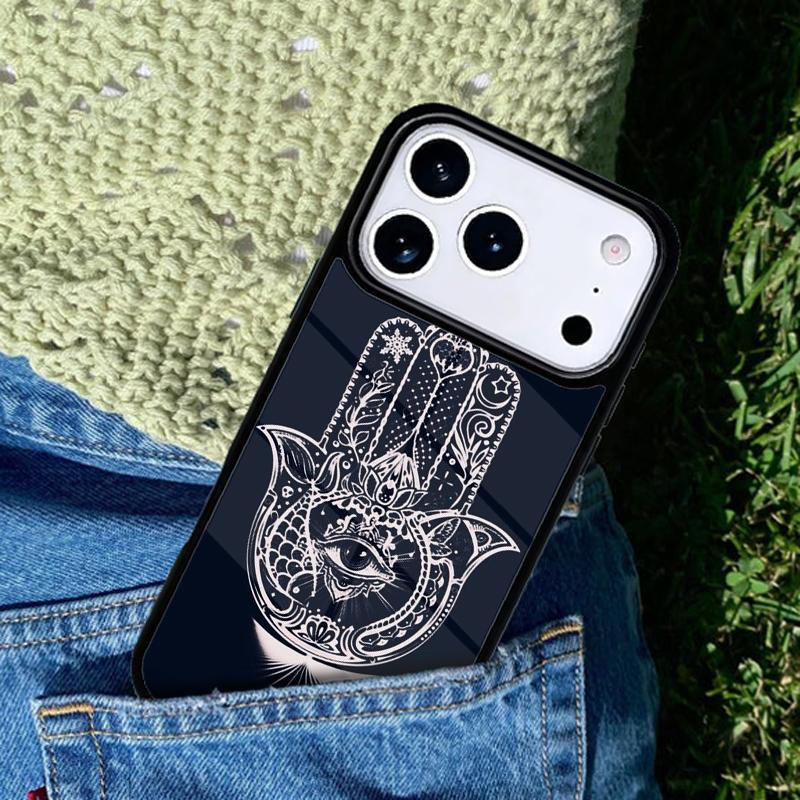 Hamsa Hand of Fatima Custom phone case cover Compatible with for IPhone 17air 16e 15 14 13 12 11Pro Max 17 Air