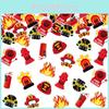 Confetti Themed Firefighting Birthday Celebration Party Decoration Props