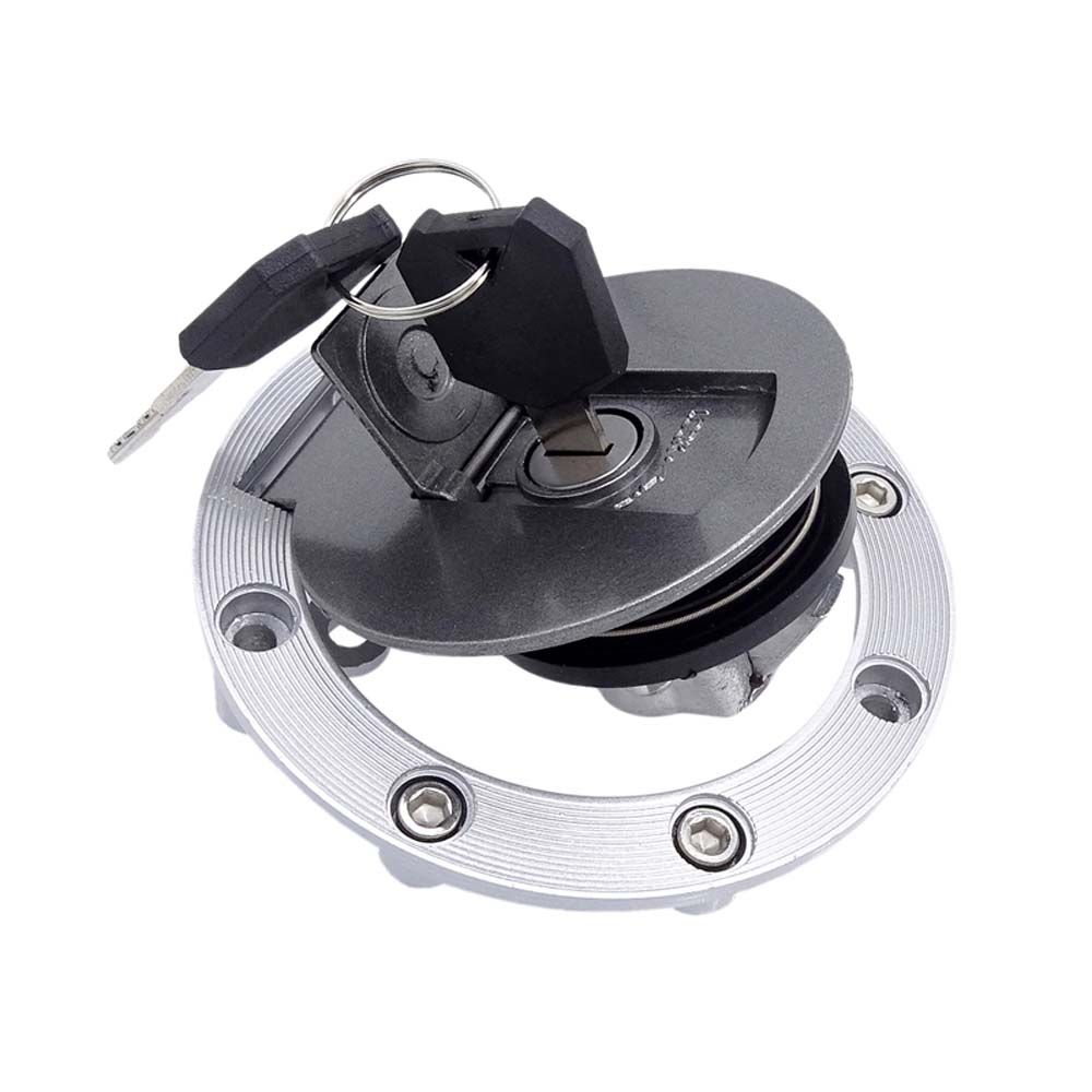 Parts Stainless Steel Motorbike Oil Tank Cap With 2 Keys Fuel Cap Motorcycle Gas Tank Cover