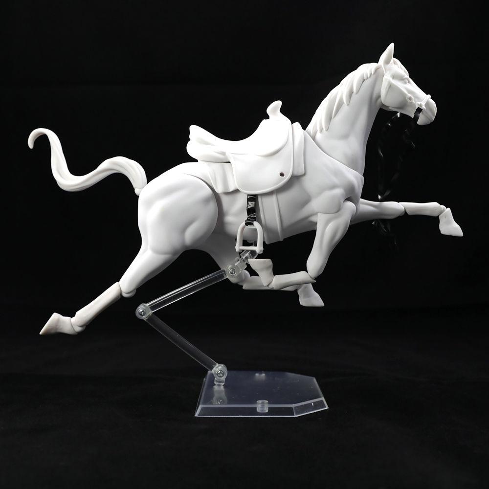 Креативная фигурка лошади 1/12 Животное Подвижная лошадь Для Figma Статуэтка Коллекционная модель Кукла Образовательная игрушка Подарки на день рождения детям