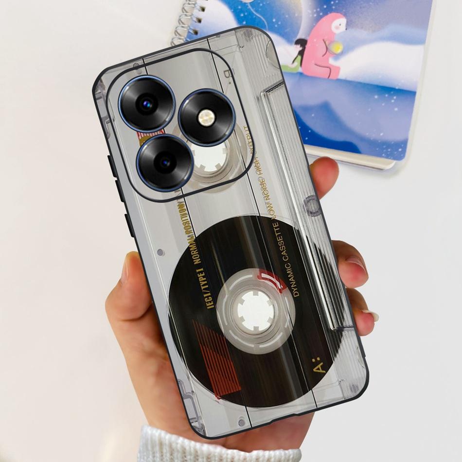 Для чехла Itel S23 Plus S681LN itel S23 S665L Модный Элегантный Расписной Мягкий Силикон ТПУ Задняя Крышка Телефона Для Itel S23+ S23Plus