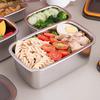 Microwaveable Lunch Box Leakproof 304 Stainless Steel Easy To Clean Food Storage Container