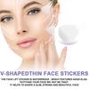 Yousheng 40 шт./компл. лента для подтяжки лица V-образная тонкая наклейка для лица невидимая эластичная тонкая лента для подбородка V-образная для подтяжки кожи лица морщины