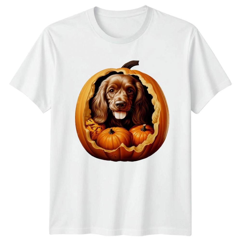 Dog In Pumpkin TShirt Halloween Dog Halloween Gift For Him And Her