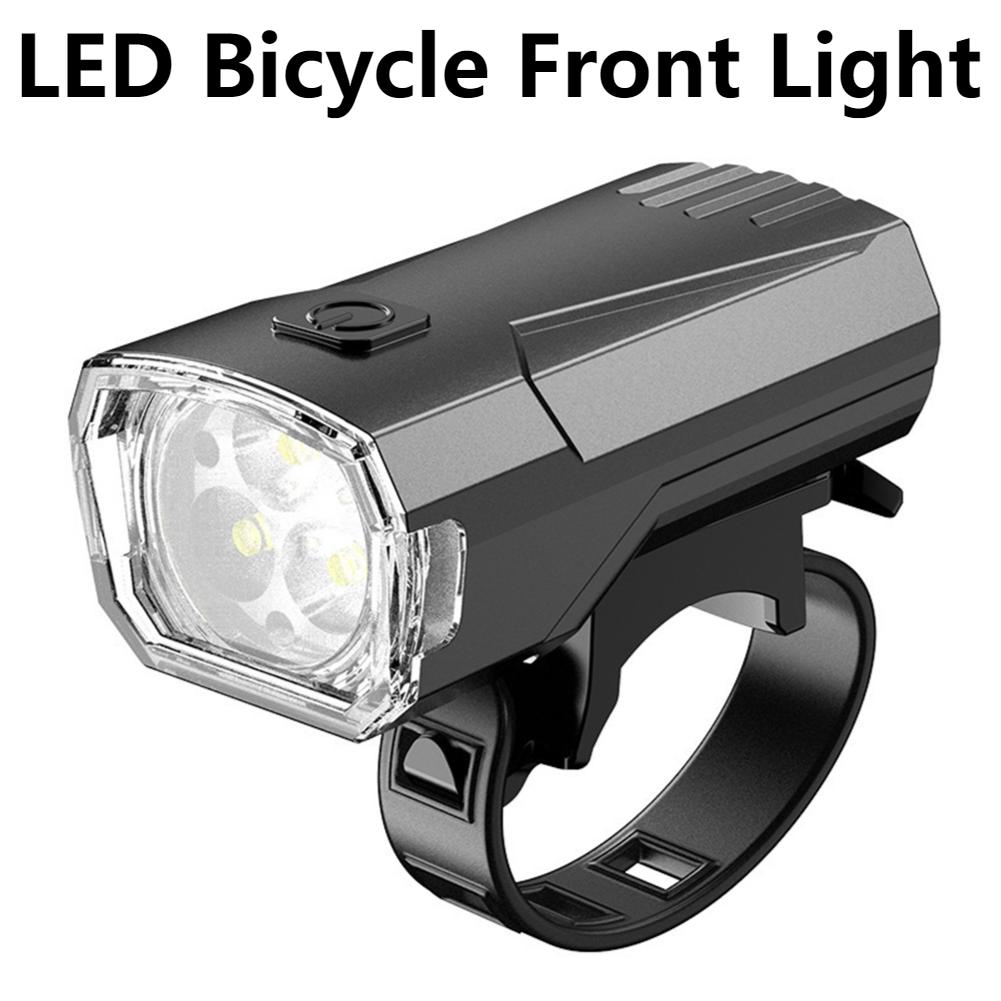 Super Bright Bicycle Light LED Front USB Rechargeable MTB Mountain Bicycle Lamp Cycling Scooter Headlight Flashlight Bike Parts