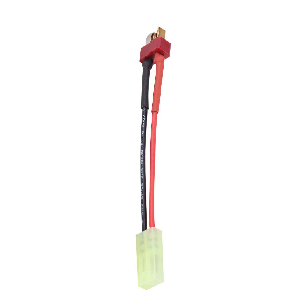 T Plug Male to Small Female Connector Adapter 18AGW Silicone Cable RC Accessory