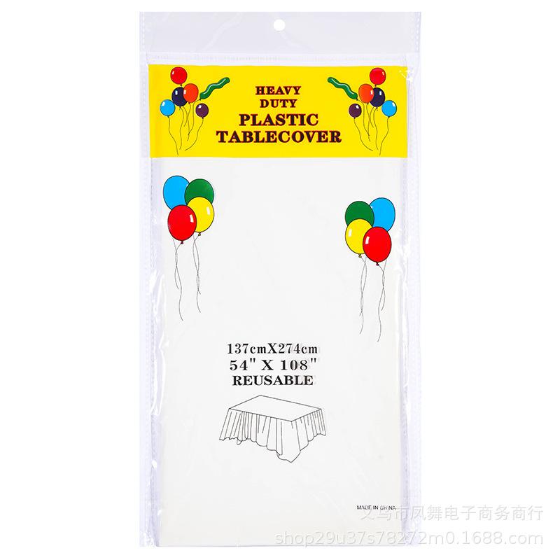 Popular Solid Color Tablecloth Restaurant Tablecloth Disposable Party Table Tablecloth Party Decoration Supplies Disposable Tablecloth