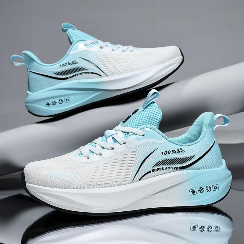 New couple sports casual shoes men's shoes breathable women's running shoes slippery wear-resistant sports middle school students